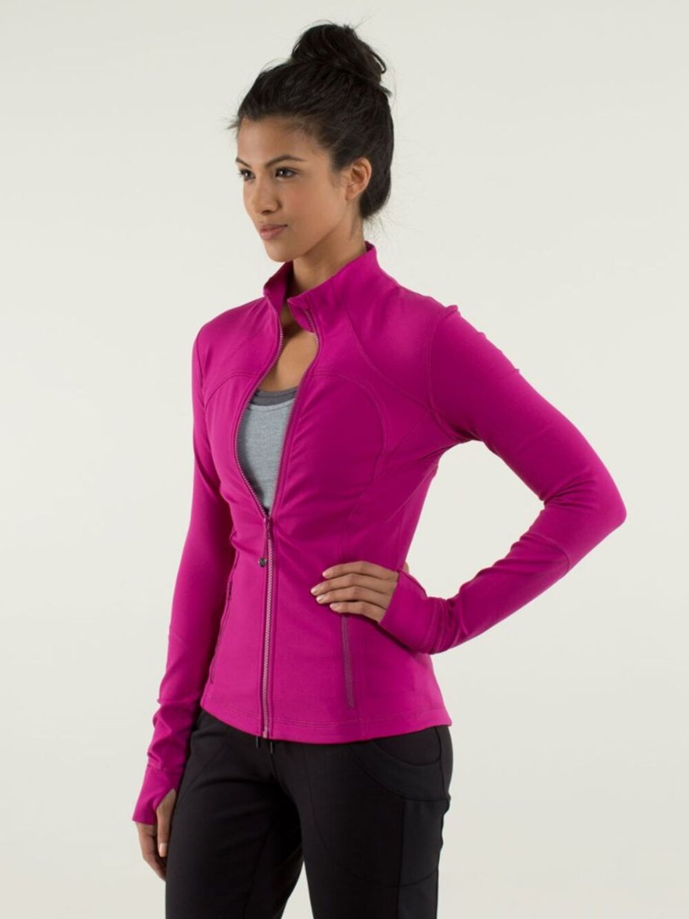 lululemon Forme Jacket II - Brushed Raspberry - Picture 3 of 9